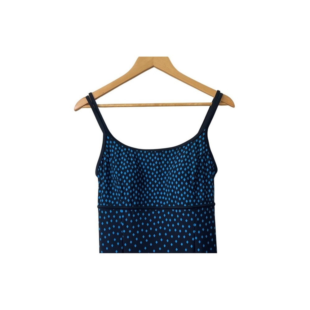 Great Lengths One Piece Polka Dot Swimsuit Size 10 Skirt Dress Bikini Bottoms - Picture 2 of 10